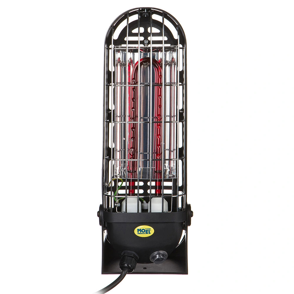 MO-EL Lucciola 1200W - Lampada Riscaldante per piccoli Spazi - Lampada Infrarossi basso consumo per Tavolini da Bar e Uso Domestico