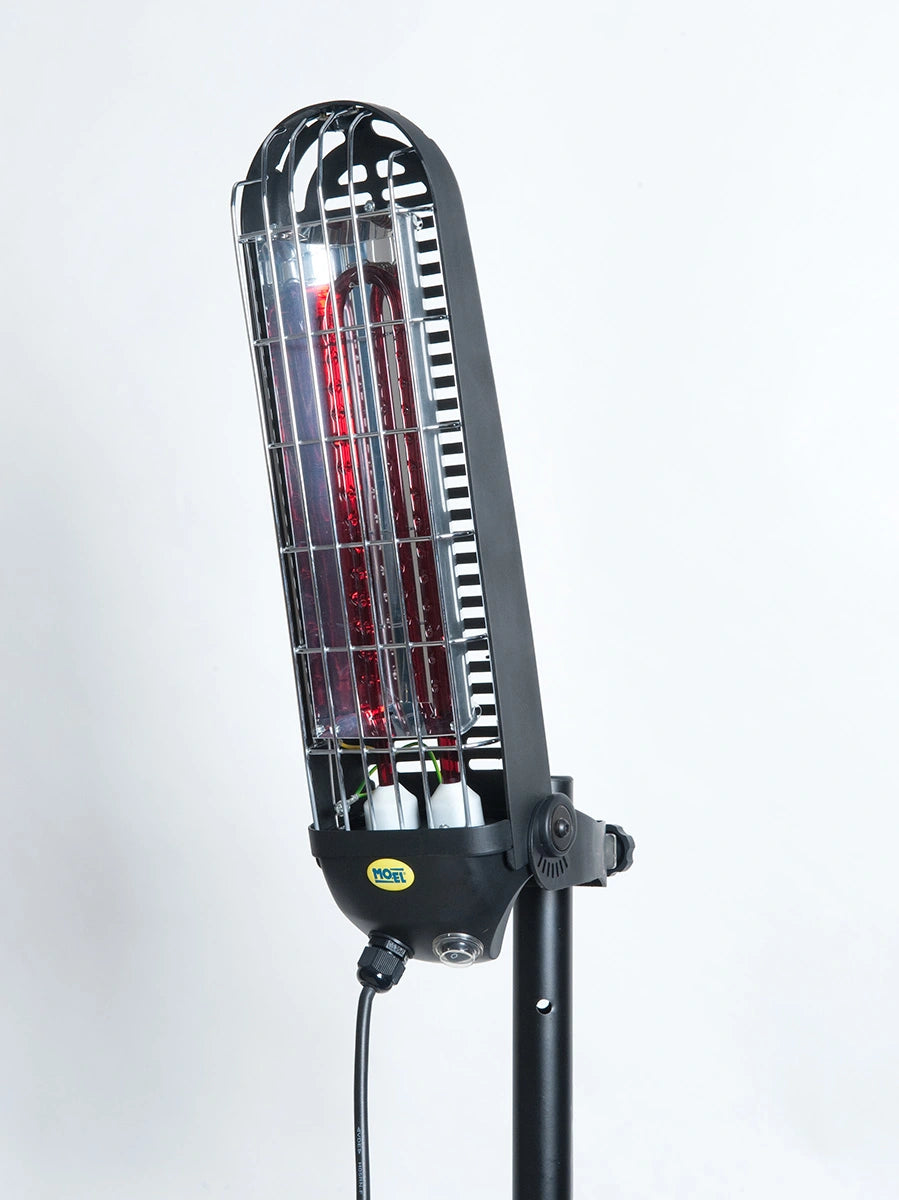 MO-EL Lucciola 1200W - Lampada Riscaldante per piccoli Spazi - Lampada Infrarossi basso consumo per Tavolini da Bar e Uso Domestico